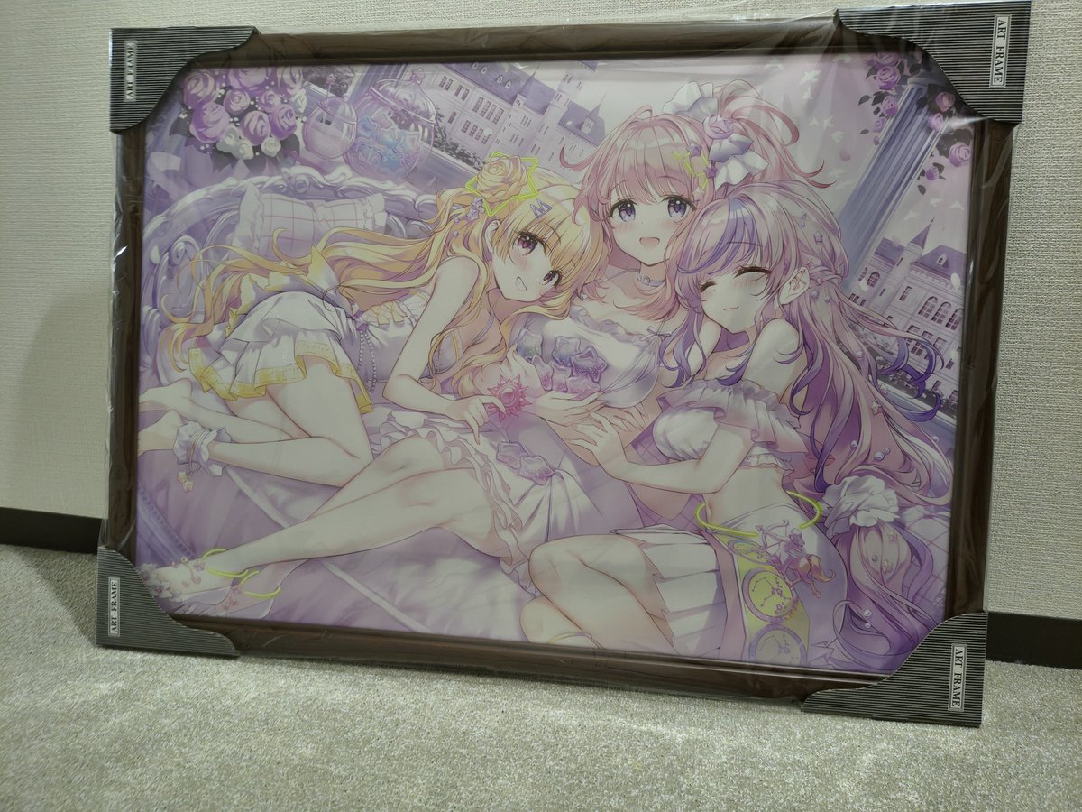 絵師100人展16のきみしま青さん（@kimishima_ao）の複製原画が届いたぞ