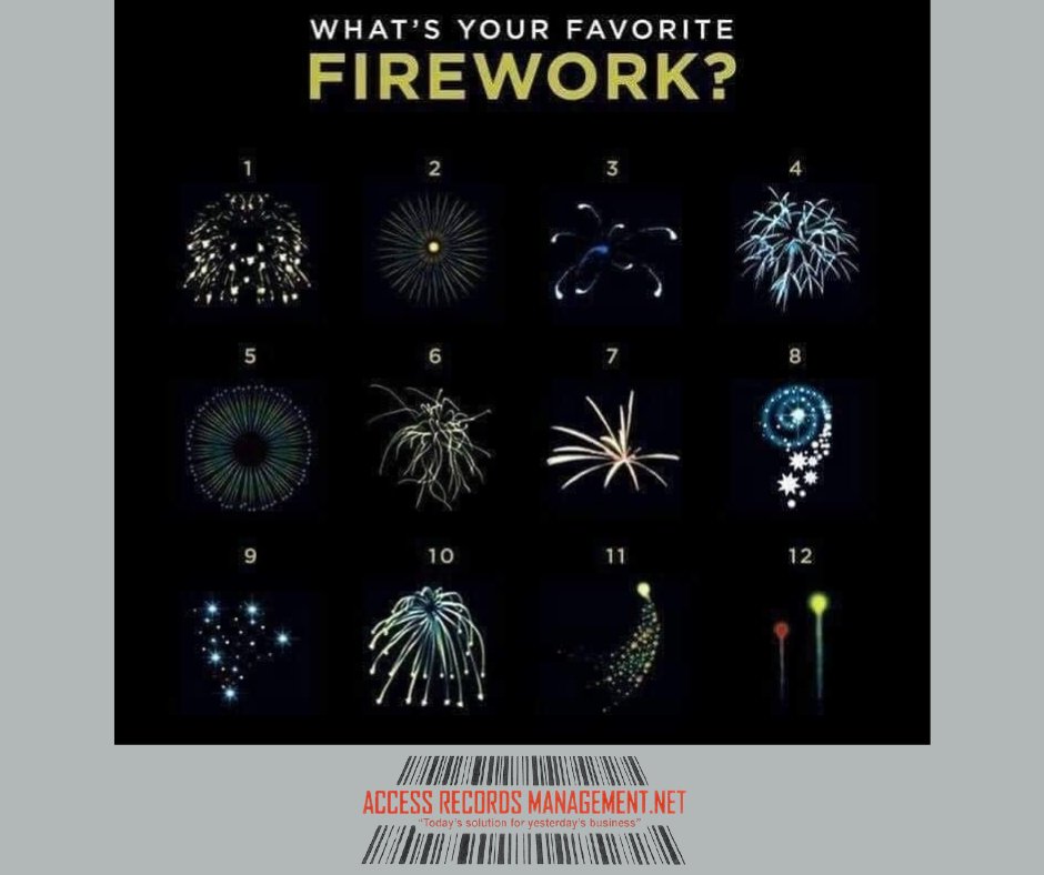 AccessRecordsS's tweet photo. The fireworks may be over, but the fun isn’t! Which firework style is your favorite. Tell us in the comment. Earn bonus points if you share a photo or video from your Independence Day celebration! Let’s keep the holiday spirit going! #FourthOfJuly #IndependenceDay #Fireworks https://t.co/CfO2lgTShD
