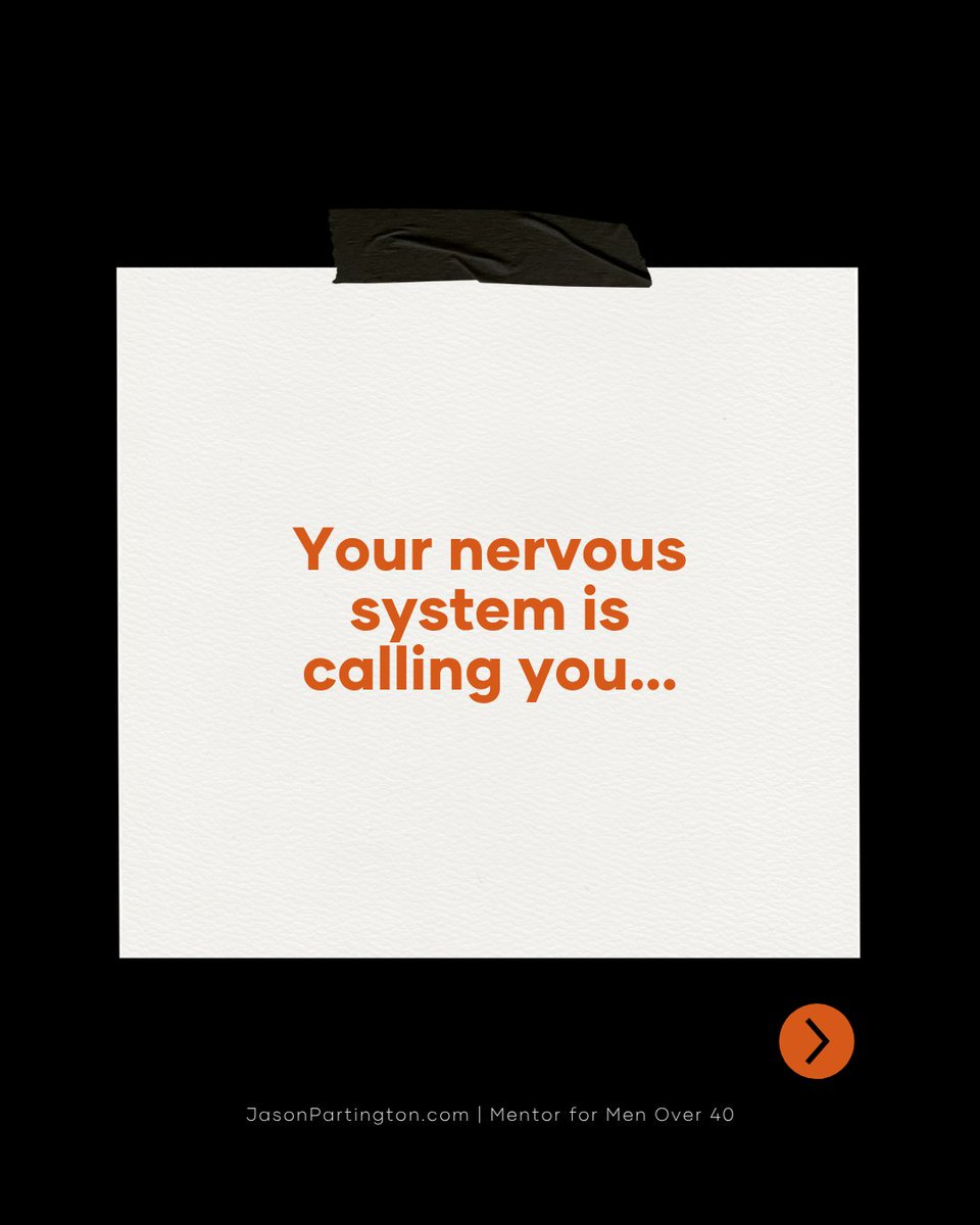 formenover40's tweet photo. You're not falling apart. The exhaustion, short fuse, and 3am wake-ups aren't weaknesses. They're signals.
Most men over 40 keep pushing through and call it stress. Your nervous system may be telling a different story.

Link in comments.

Jason Partington
Mentor for Men Over 40 https://t.co/e8Zvrz1UEM