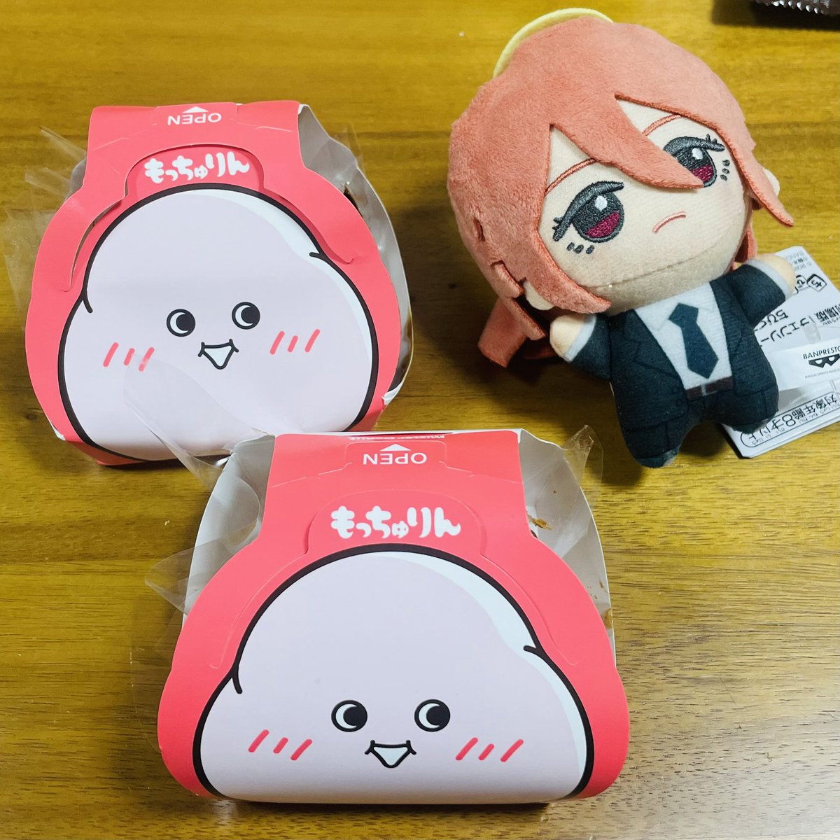 kns_ft's tweet photo. 初もっちゅりんゲット！
夜でも買えたってことは人気落ち着いたんかな
天使はもっちゅりん7個分かかった💸 https://t.co/aUdDqjvnpc