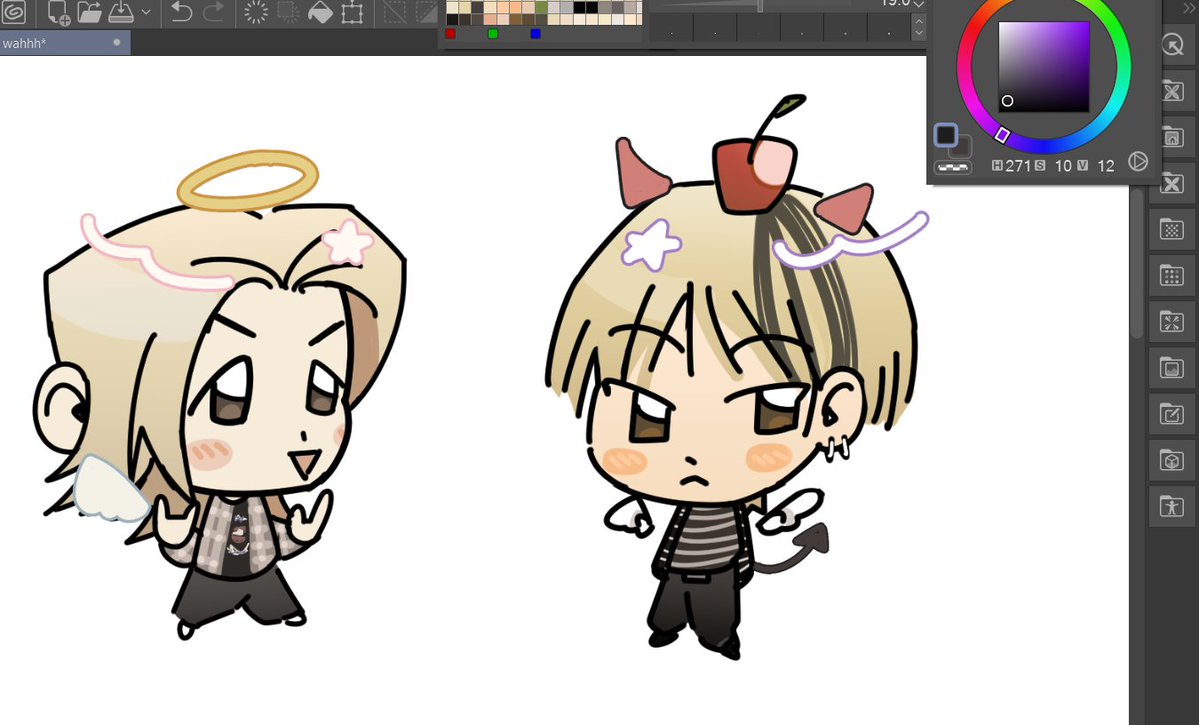 drHebichun's tweet photo. quick little ipmakz doodle during my study break to cure my brainworms blehhh https://t.co/Z1HLyCz8dk