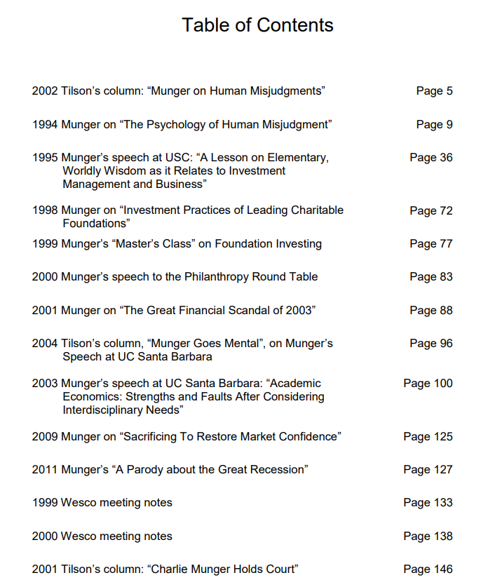 gregoryblotnick's tweet photo. nice compilation -- "The Best of Charlie Munger: 1994-2011 - A collection of speeches, essays, and Wesco annual meeting notes." (349 Pages)

https://t.co/NUQUKNKk7y https://t.co/8nhWYB4Waj
