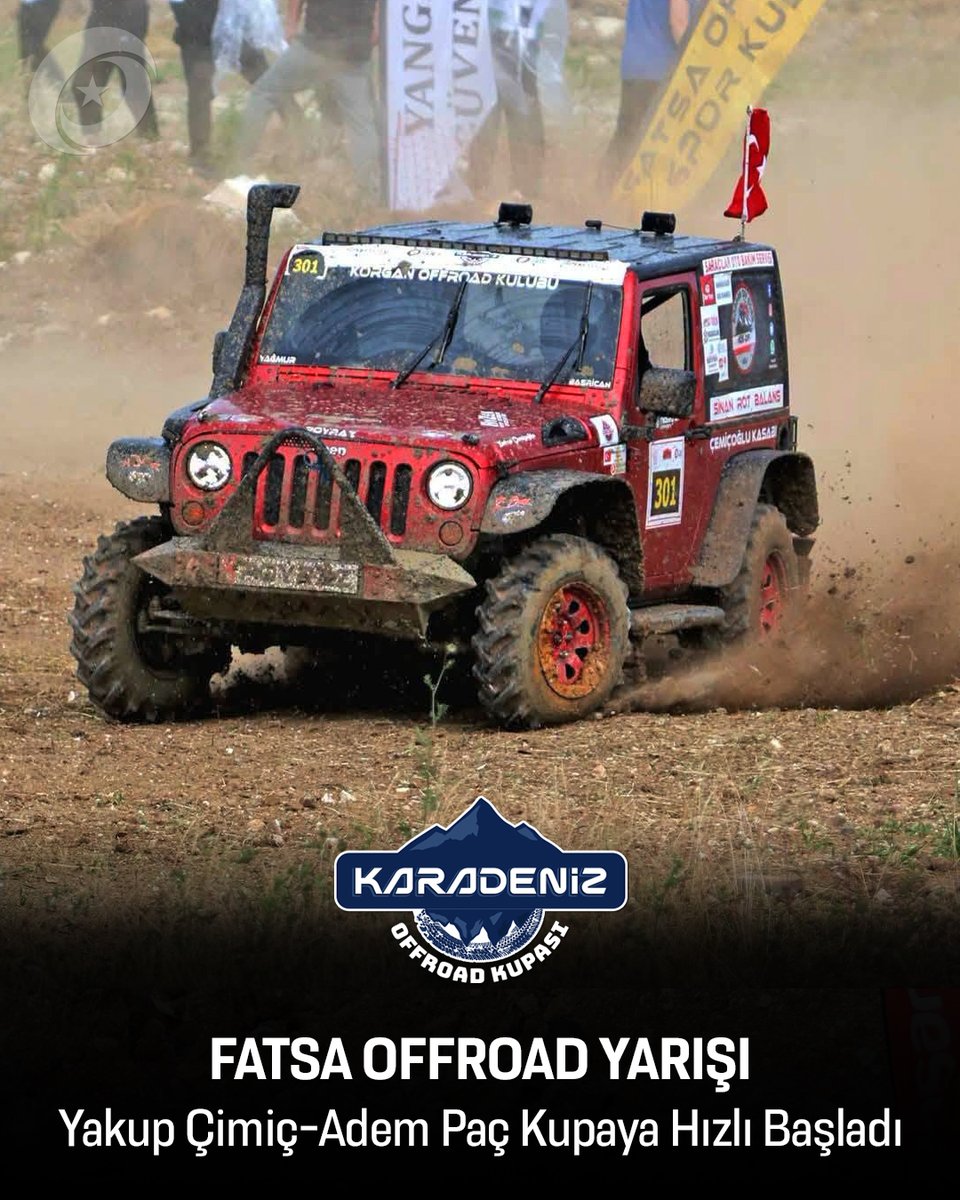 TOSFED's tweet photo. 19. Karadeniz Offroad Kupası ilk ayağı Fatsa Offroad Yarışı, 16 araç ve 32 sporcu katılımıyla gerçekleştirildi.

https://t.co/K392ZhXkL3 https://t.co/oOk8lsFJRN