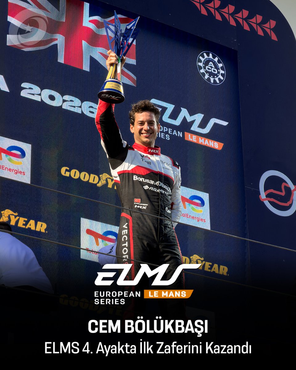 TOSFED's tweet photo. Bu yıl ülkemizi Avrupa Le Mans Şampiyonası'nda temsil eden Cem Bölükbaşı, sezonun 4. yarışı olan 4 saatlik İtalya İmola yarışını LMP2 Pro/Am kategorisinde zirvede tamamladı. 

Takım arkadaşları ile birlikte ilk galibiyetini kazanan temsilcimizi tebrik ediyor, başarılarının devamını diliyoruz.
