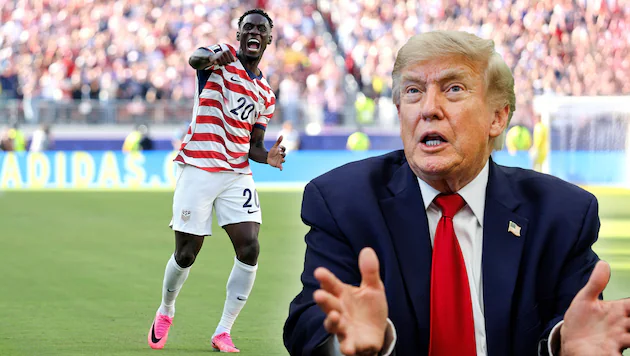 krone_at's tweet photo. Die FIFA hat mit der Aufhebung der Sperre für US-Torjäger Folarin Balogun eine heftige Kontroverse bei der Fußball-WM ausgelöst. https://t.co/26gonBzZ2v https://t.co/AqwRcPq4Fg