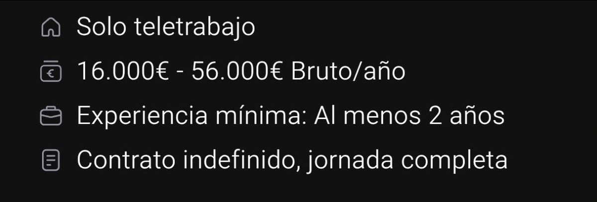 Wikingenieria's tweet photo. Las empresas están obligadas a poner el salario en las ofertas de trabajo.

Las empresas: https://t.co/mTkIuILnPe