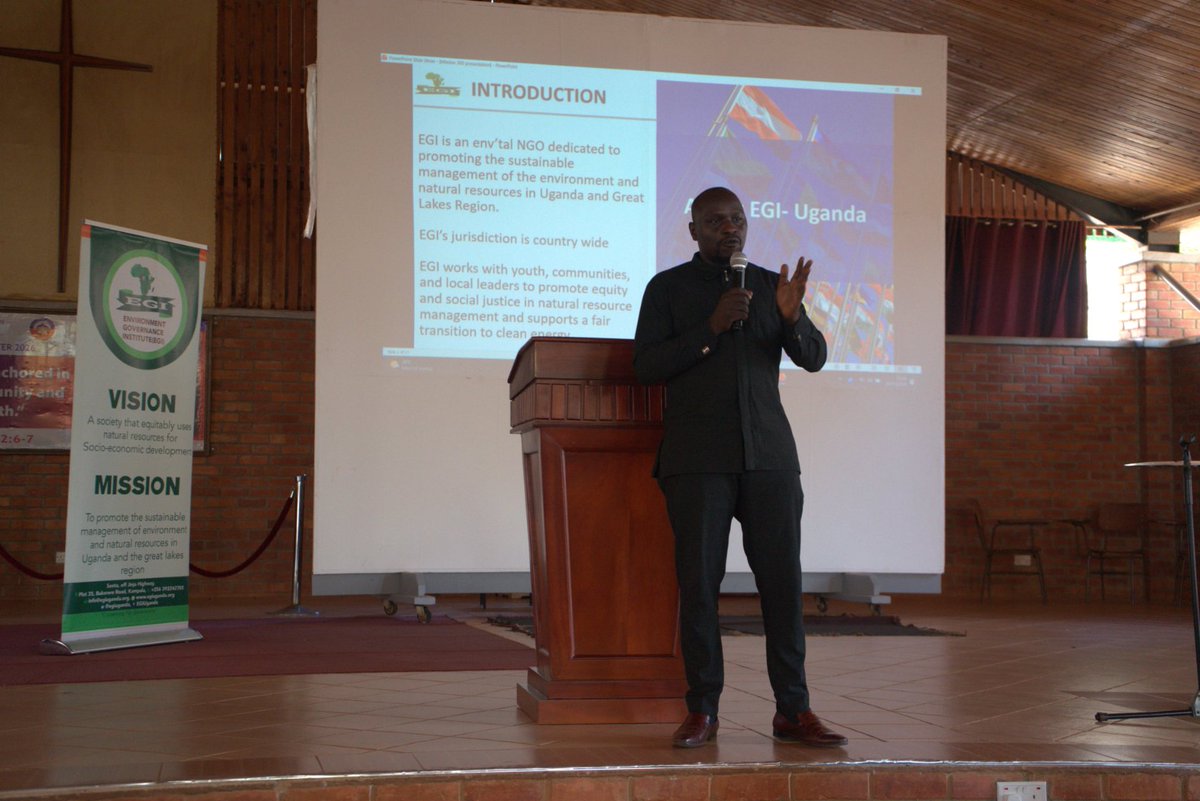 egiuganda's tweet photo. "Energy poverty limits industrialization, education, healthcare, and livelihoods. Clean, affordable power is therefore both a poverty reduction and climate justice priority" 

Samuel Okulony - EGI https://t.co/ADivGtDo0R