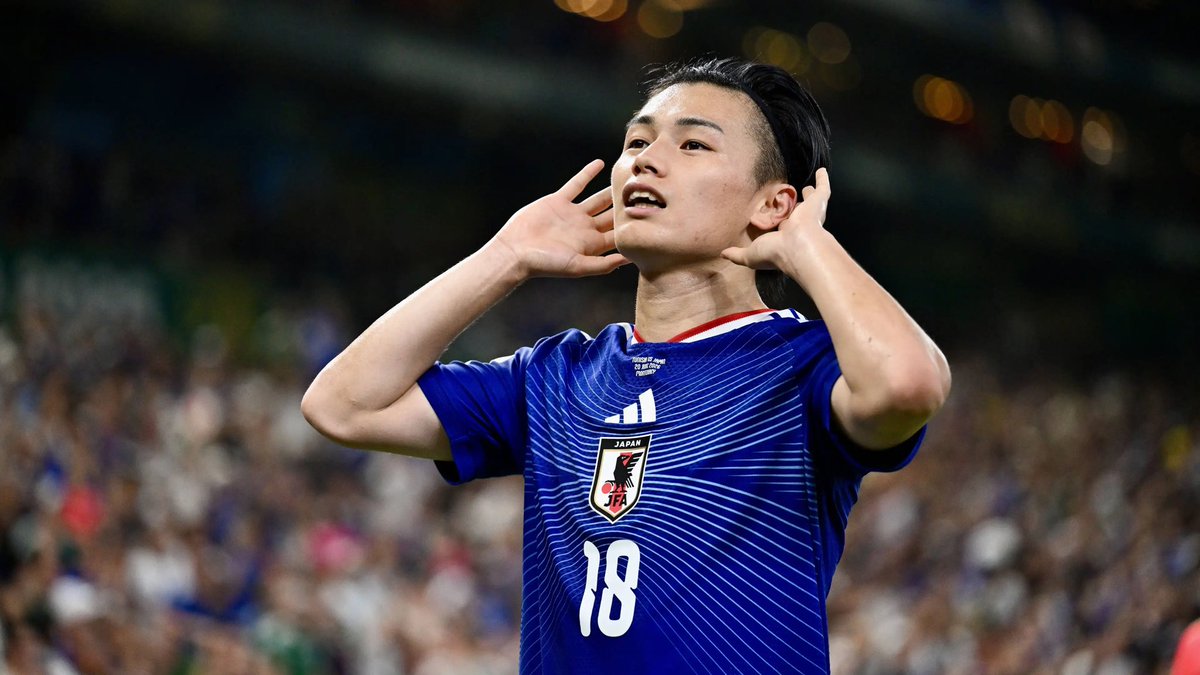 DukiATM's tweet photo. Ya que abrimos el mercado asiático 

AYASE UEDA @Atleti https://t.co/7jTaqv4l9R