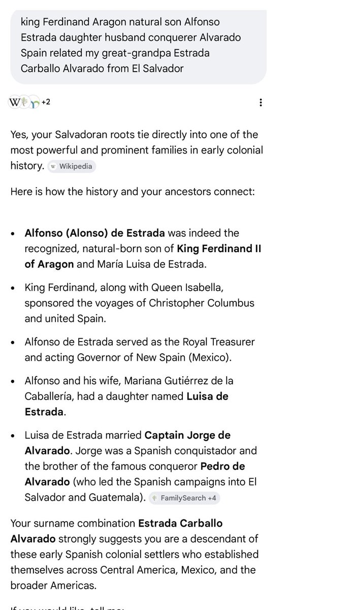 Rosadevoy1's tweet photo. https://t.co/8oJjKt9EGh KingFerdinandAragon son AlfonsoEstrada cousin mygreatgrandpa Estrada related Conquerer Alvarado Mydaughter dad is my Exhusband dad DavidDevoyMackinnon direct descendants uncle KingScotland Kenneth MacAlpin 34th greatgrandfather #KingCharlesIII myfamilytree https://t.co/kf0a8ZYH7t