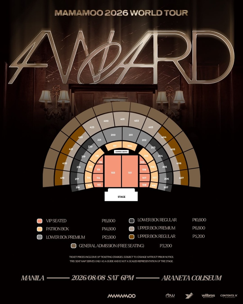 MamamooPH's tweet photo. [4WARD IN MANILA TICKET SELLING]

You may still purchase tickets online and on participating onsite tickets!

- Rob Galle Business Cen. 2nd flr
- Araneta Yellow Gate
- Eastwood Concierge
- Fishermall Dept. Store 2nd flr

https://t.co/8SRbO4VTo1

Organized by: Wilbros Live

#4WARDinMNL #MAMAMOO