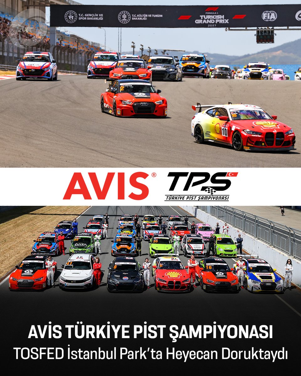TOSFED's tweet photo. AVIS 2026 Türkiye Pist Şampiyonası ikinci ayak yarışları, AVIS, Spor Toto, Tuzla Belediyesi, Salados ve Power App katkılarıyla TOSFED İstanbul Park’ta düzenlendi. 

Maxi ve süper grupta 23 otomobilin mücadele ettiği hafta sonunun, ilk gününde yağışlı hava resmi antrenmanlar ve sıralama turlarında sürücülere zorlu anlar yaşatırken, pazar günü güneşli havada koşulan iki yarış büyük çekişmeye sahne oldu.

https://t.co/NVCCijduxx