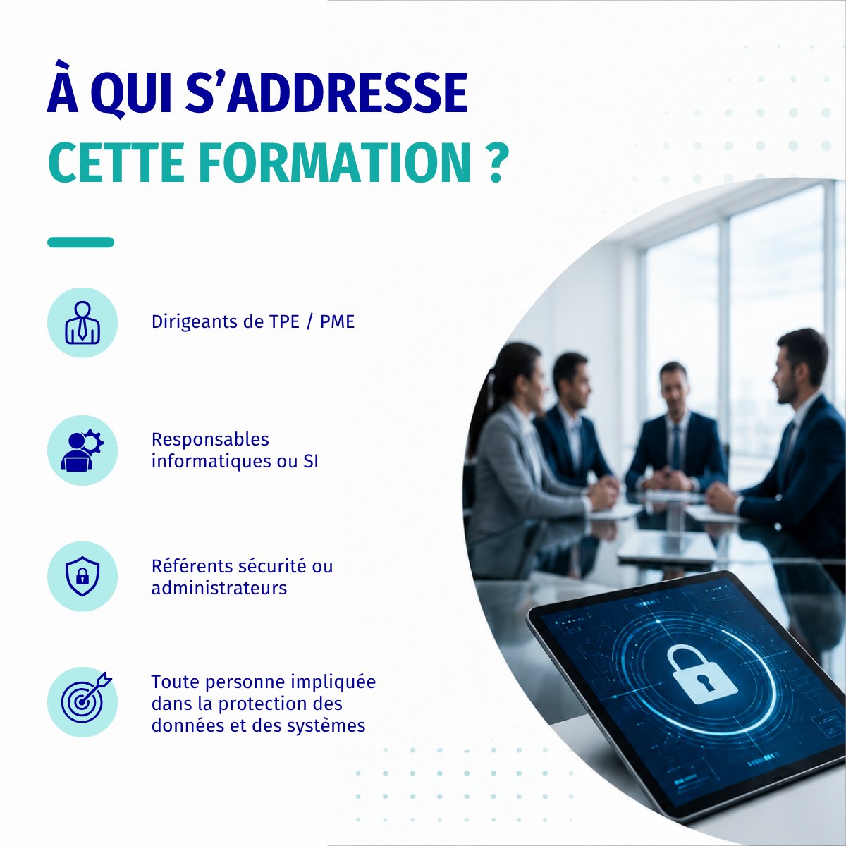 ccism77's tweet photo. La cybersécurité n'est plus uniquement une question d'informatique. C'est un enjeu stratégique pour votre entreprise.

📅 Formation le 17 septembre
📍 Réservez votre place dès maintenant : 
https://t.co/2wRVjcFZyb

#Cybersécurité #PME #TPE #TransformationNumérique https://t.co/w8tGItXg7Y