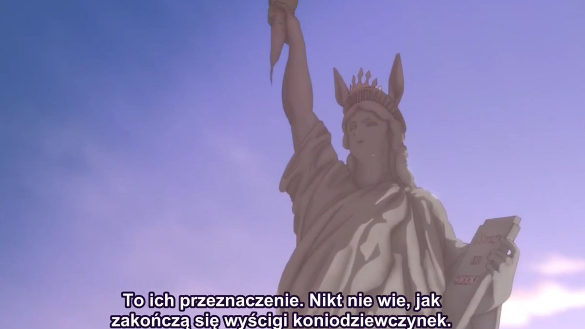 DiosMioALiberal's tweet photo. @SledziuStream Jeszcze dziwniejszym wstępem do pierwszych odcinków uraczy widzów Umamusume, bo jak racjonalnie wytłumaczyć istnienie antropomorfizowanych koni o nadludzkiej sile i szybkości i imionach takich jak Wspaniała Niedziela, Trawiaste Cudo, Deszcz Ryżu czy Bystry Sokół? https://t.co/RMr8TZcJRI