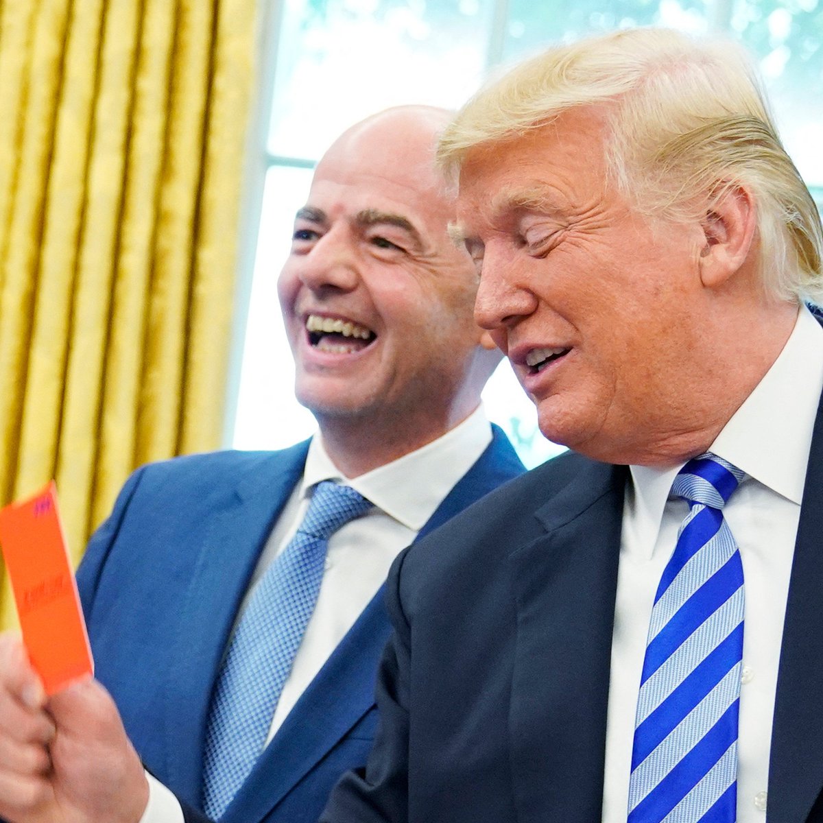 nicolas_vilas's tweet photo. Ce que Trump fait avec la FIFA n'est qu'une expression de plus de la façon dont il entend gouverner.
Maintenant, ce serait passionnant de voir autant de monde qui condamne ce rouge annulé à Balogun, le faire avec autant d'énergie, concernant sa politique étrangère... https://t.co/DglCSWrrLJ