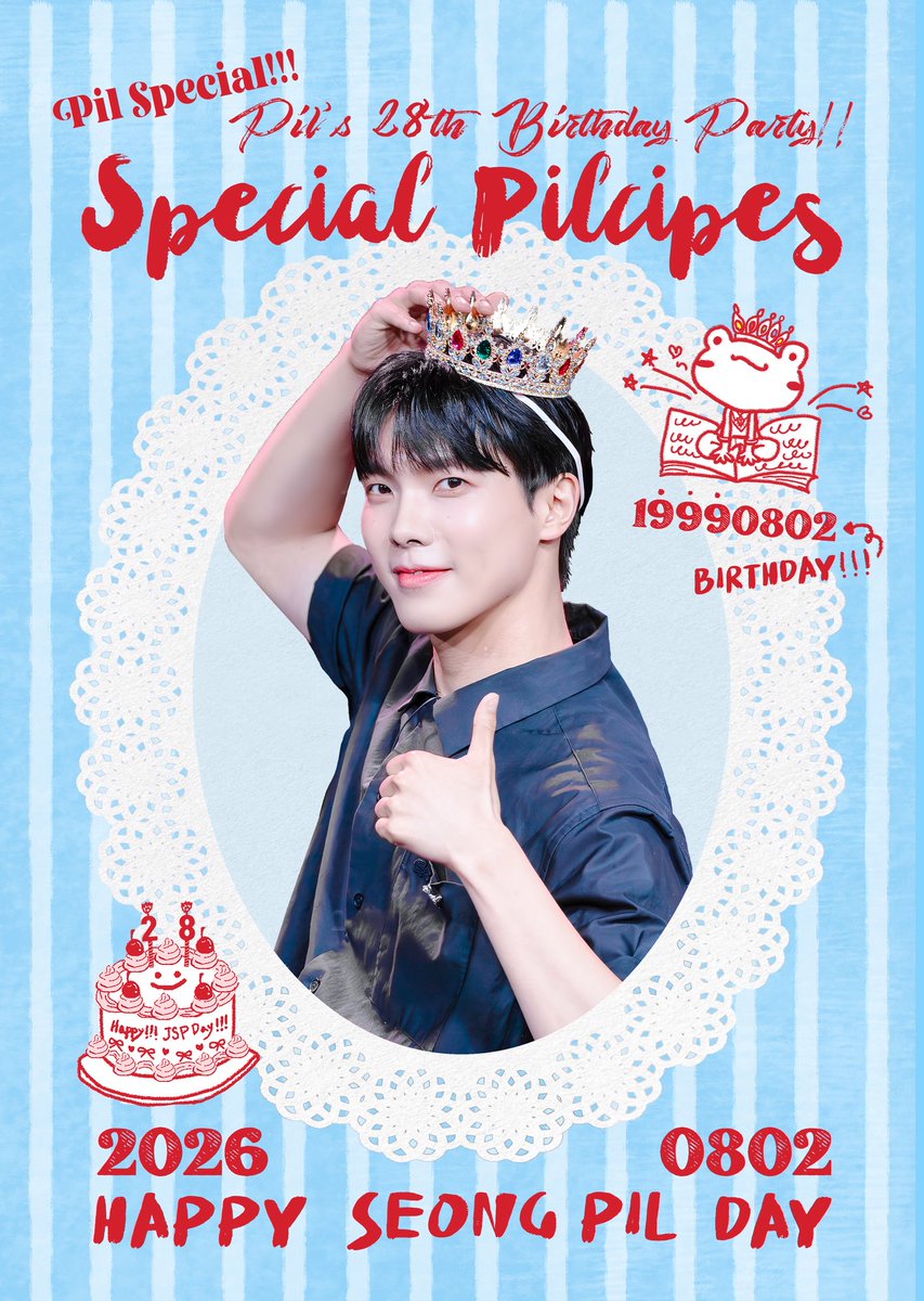b_PIL_d's tweet photo. ⋰˚☆ 조성필 배우님 생일 카페 이벤트 ☆*｡

꒰ྀིঌ Pil Special ໒꒱ྀི₊˚✧
🎂Special Plicipes🎂

👍🏻 어디? 카페 어쩌다오늘
👍🏻 언제? 2026.08.01(토)-08.06(목)

✩⡱8월 2일! 조성필 배우님의 28번째 생일을 축하하는 카페 이벤트를 준비했어요!!✩⡱ https://t.co/JR31xZylWG