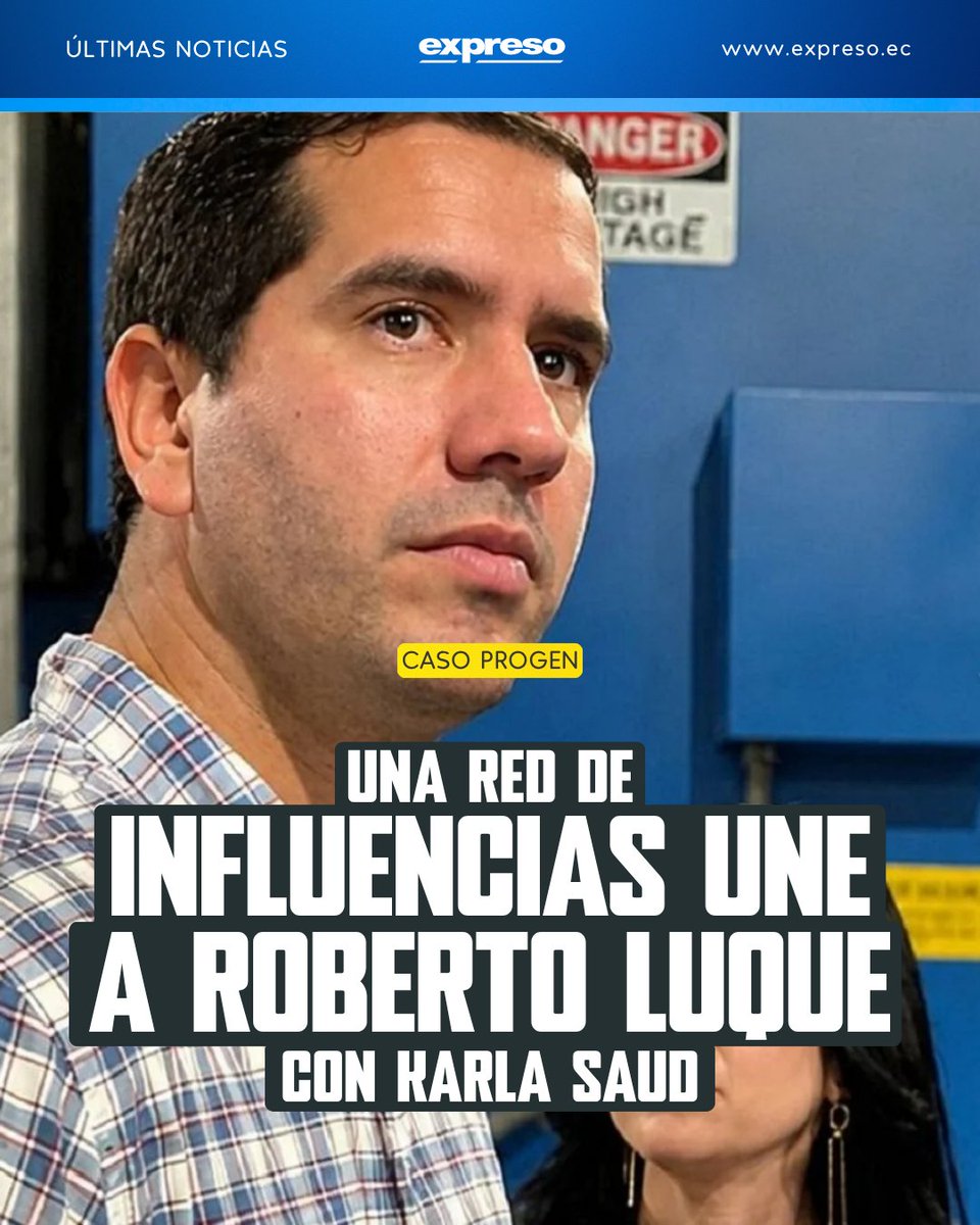Expresoec's tweet photo. Familiares y funcionarios públicos en cargos estratégicos orbitan alrededor de los hermanos Karla Saud y Álex Dueñas. Esas conexiones rodean al actual ministro Roberto Luque.

Los detalles 👉 https://t.co/bgc08VHvrq https://t.co/sYRlwfYEyr
