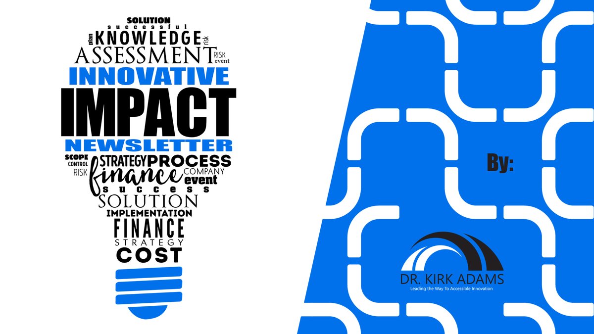 accessibleworld's tweet photo. The Innovative Impact Newsletter By Dr. Kirk Adams for Monday, July 6, 2026 - Issue 116 | By Dr. Kirk Adams, Publisher | Courtesy of the PWD Media Co-Op
https://t.co/4BelYCQldd

💡 Practical Strategies for Workplace Inclusion and Leadership
A Dr. Kirk Adams Publication https://t.co/3x4bD4T0vD