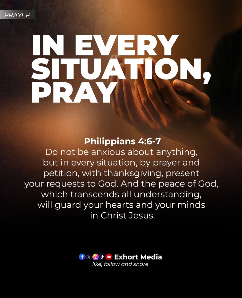 ExhortMedia's tweet photo. Prayer 🙏🏻 https://t.co/yMTvHYMWpv
