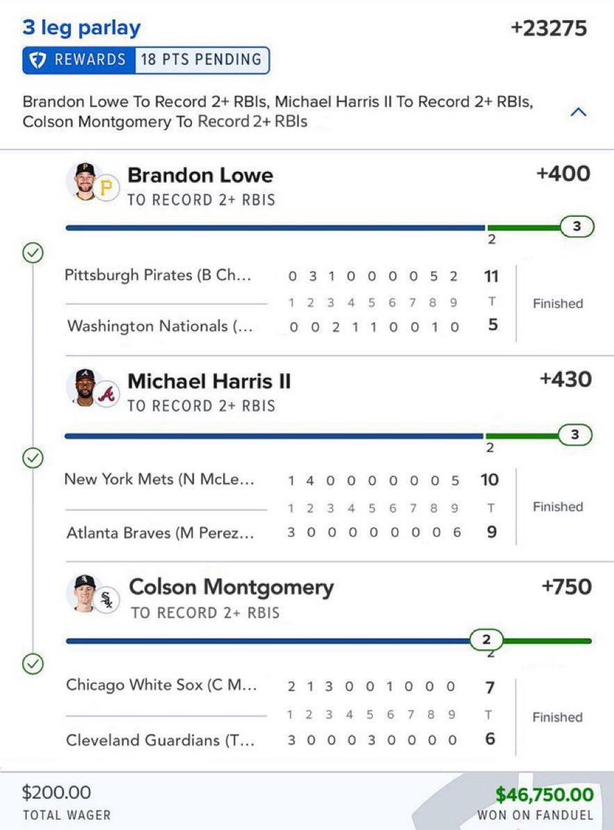 yigolor's tweet photo. Speechless at this point🤷🏾‍♀️

✅ Brandon Lowe
✅ Michael Harris II
✅ Colson Montgomery

CASH WITH US 

Need a win? ➡️ Click the Link for more  Secured winning picks  in my Comment

#GamblingX #NFL
#WCBB #NBA #CBB
#Prizepicks #PROPS #POTD #NHL #Picks #CSGO #WAKEANDCASH 
#WNBA #mlb https://t.co/wLOS0258Lh