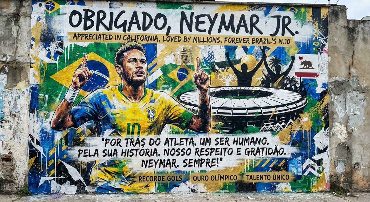 Rdgfonseca's tweet photo. Sinto um misto de ingratidão, cegueira política e uma cobrança desproporcional quando vejo o tratamento dispensado ao Neymar. Aqui na Califórnia, ele é amplamente admirado; no entanto, em seu próprio país, é constantemente massacrado, muitas vezes por divergências de pensamento político. Parece que prevalece a triste máxima: 'eu te respeito e te admiro, desde que você concorde comigo'.

​O mundo tornou-se um lugar mais lunático, extremista e polarizado. Esquecem-se de que, por trás do atleta, existe um ser humano com sentimentos como qualquer outro. A ingratidão é uma das feridas mais dolorosas que alguém pode carregar. Imaginem dedicar-se ao máximo, tornar-se o maior artilheiro da história da Seleção Brasileira e conquistar o ouro olímpico — um título inédito que nem mesmo o Rei do Futebol alcançou — e, ainda assim, ser apontado como o único responsável por cada fracasso. Esse é o fardo que ele carregou por anos.

​Espero, de coração, que agora ele esteja cercado por pessoas que o amem e o valorizem, assim como milhões de brasileiros e fãs ao redor do mundo fazem. Que ele não permita que as vozes daqueles com o coração endurecido abafem o respeito, a admiração e a gratidão que tantas pessoas sentem por ele.

​Desejo vê-lo continuar em campo, mas entendo perfeitamente que sua saúde mental é a prioridade absoluta. Muitos tentarão usar erros do passado para justificar os ataques atuais. Contudo, a perfeição não pertence a nenhum de nós; somos todos falíveis e buscamos, dia após dia, aprender e melhorar.

​Obrigado por tudo, Neymar.