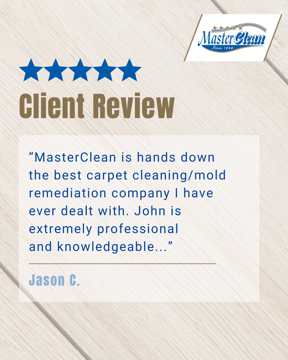 nwimasterclean's tweet photo. We are grateful to receive such wonderful feedback from our customers. Thank you for choosing us to protect and care for your home. Visit our review page to see more customer feedback.
#CustomerReview #MasterClean
https://t.co/SsmqflmVmj https://t.co/khnTSaCMTO