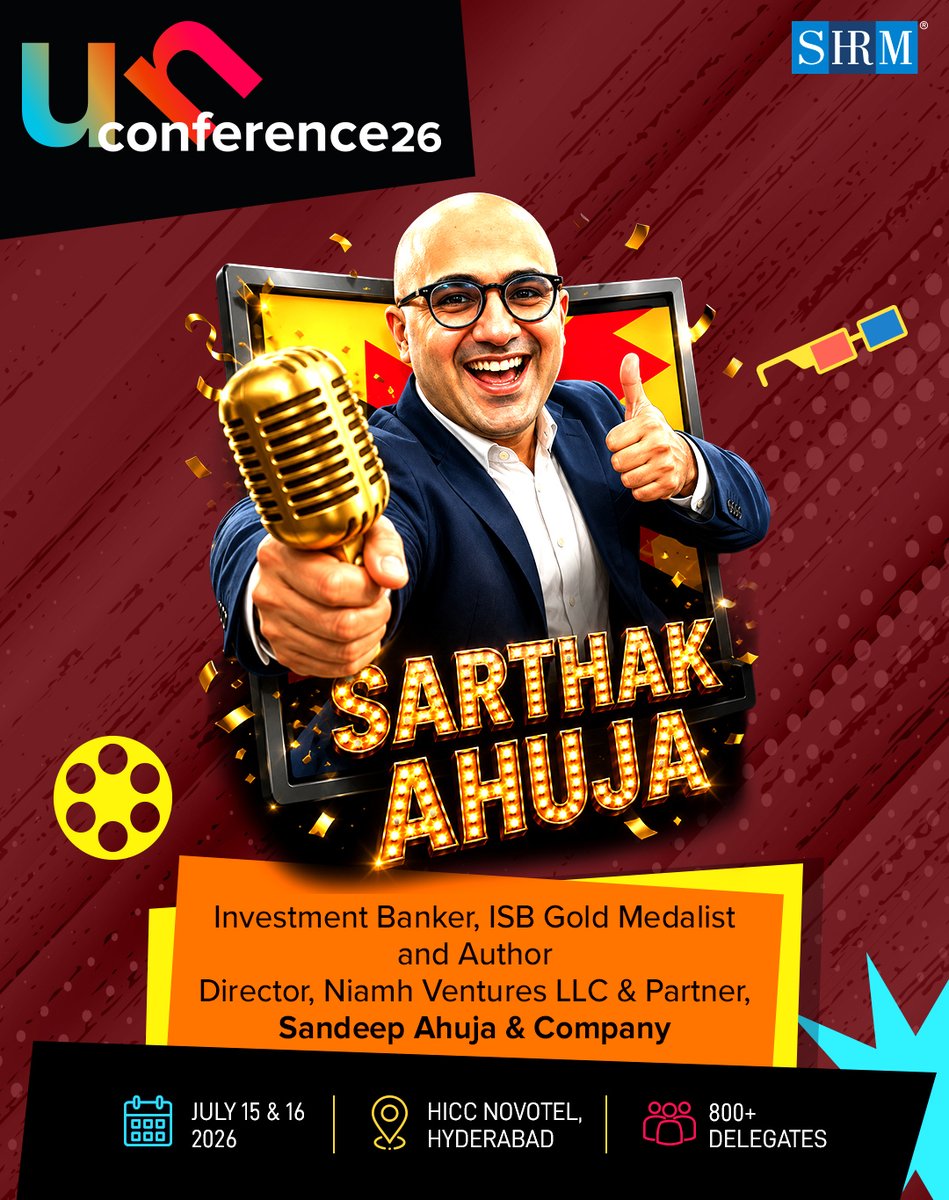 AchalKhanna1's tweet photo. As we bring the first-ever #SHRMUnConference to life, I'm happy to welcome a remarkable lineup of leaders who have challenged convention in their own way. I look forward to the conversations they'll inspire, on and off the stage. See you on 15 &amp; 16 July.
@SHRMindia @rajcheerfull https://t.co/vbwVKA4cKh