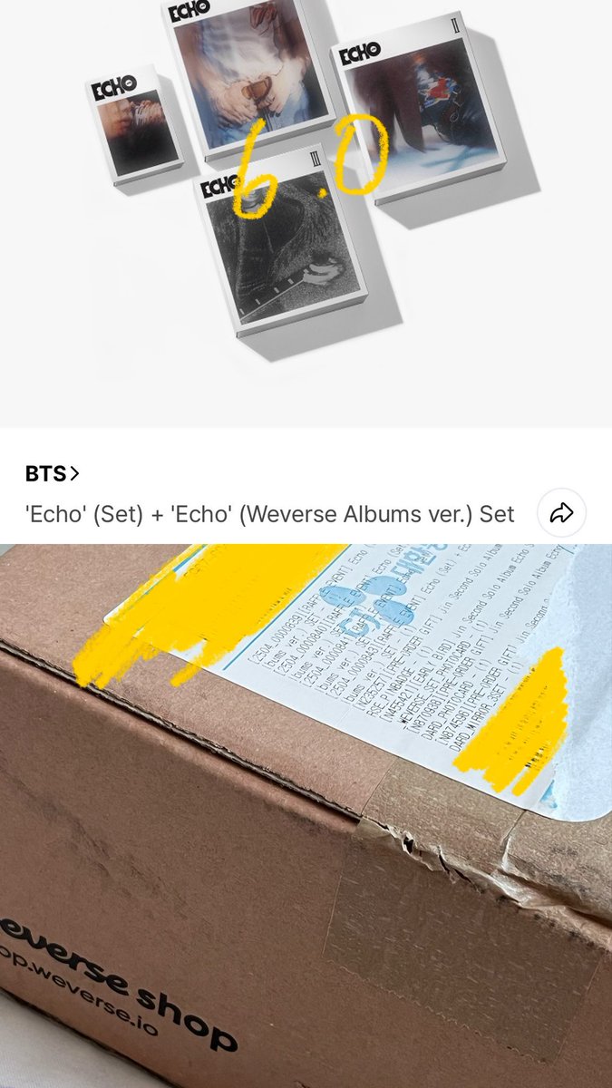 oue_xun's tweet photo. 방탄소년단 미개봉 앨범 양도 합니다
(이사가는데 안뜯은 앨범이 너무 많아버림..)

Happy 앨범은 위버스 특전 같이 드리고 echo 앨범은 박스째 뜯지도 않아서 얼리버드랑 예판특전 다 있어용

남준 석진 윤기 호석 지민 태형 정국
RM Jin Suga J hope Jimin V  jungkook https://t.co/fvk6QlgjyU