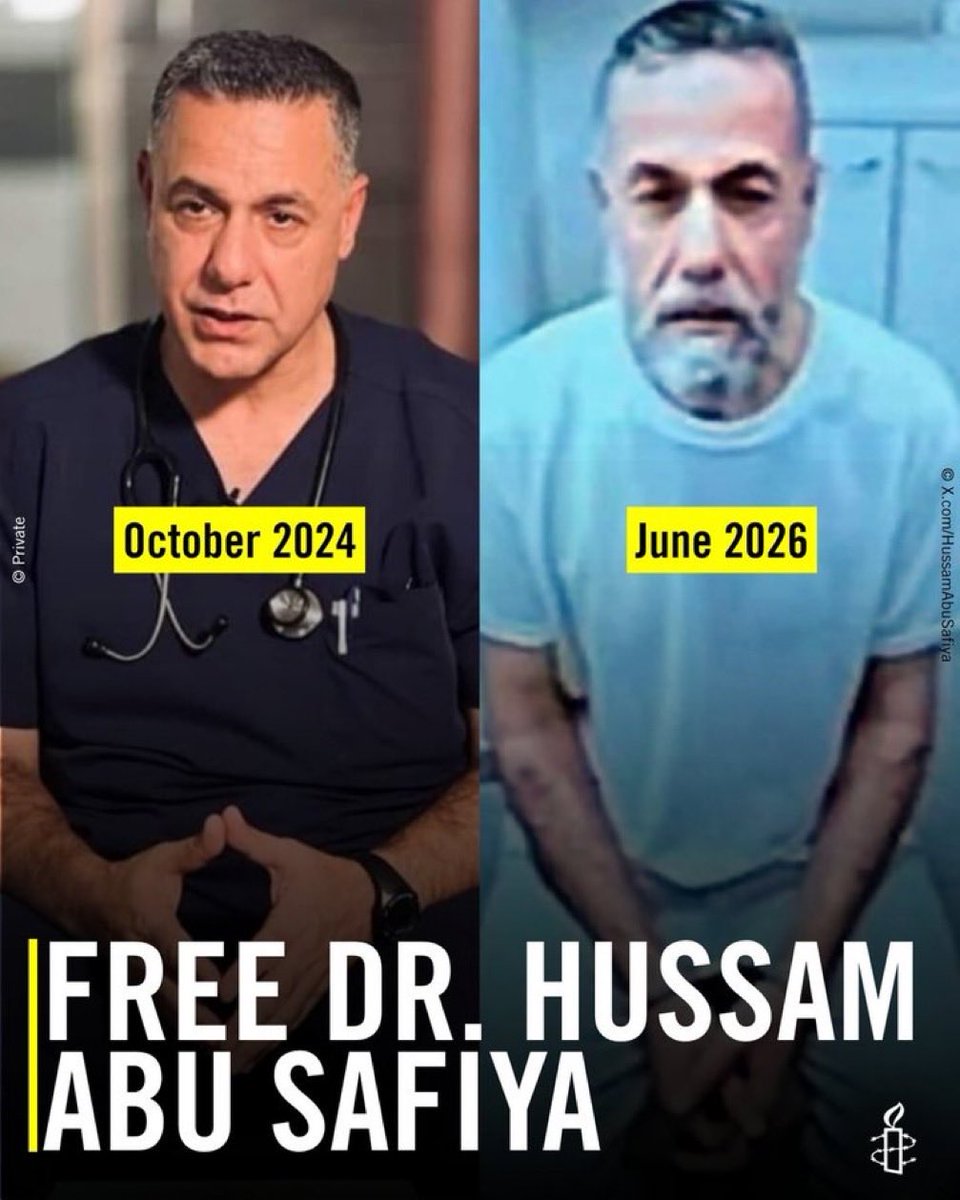 BubblesToBurst's tweet photo. @supressedvoic @JohnFGresham Free Hussam Abu Safieh

Free ALL the healthcare workers

Free ALL the Palestinian hostages 

NOW https://t.co/KROdUp7MZ9