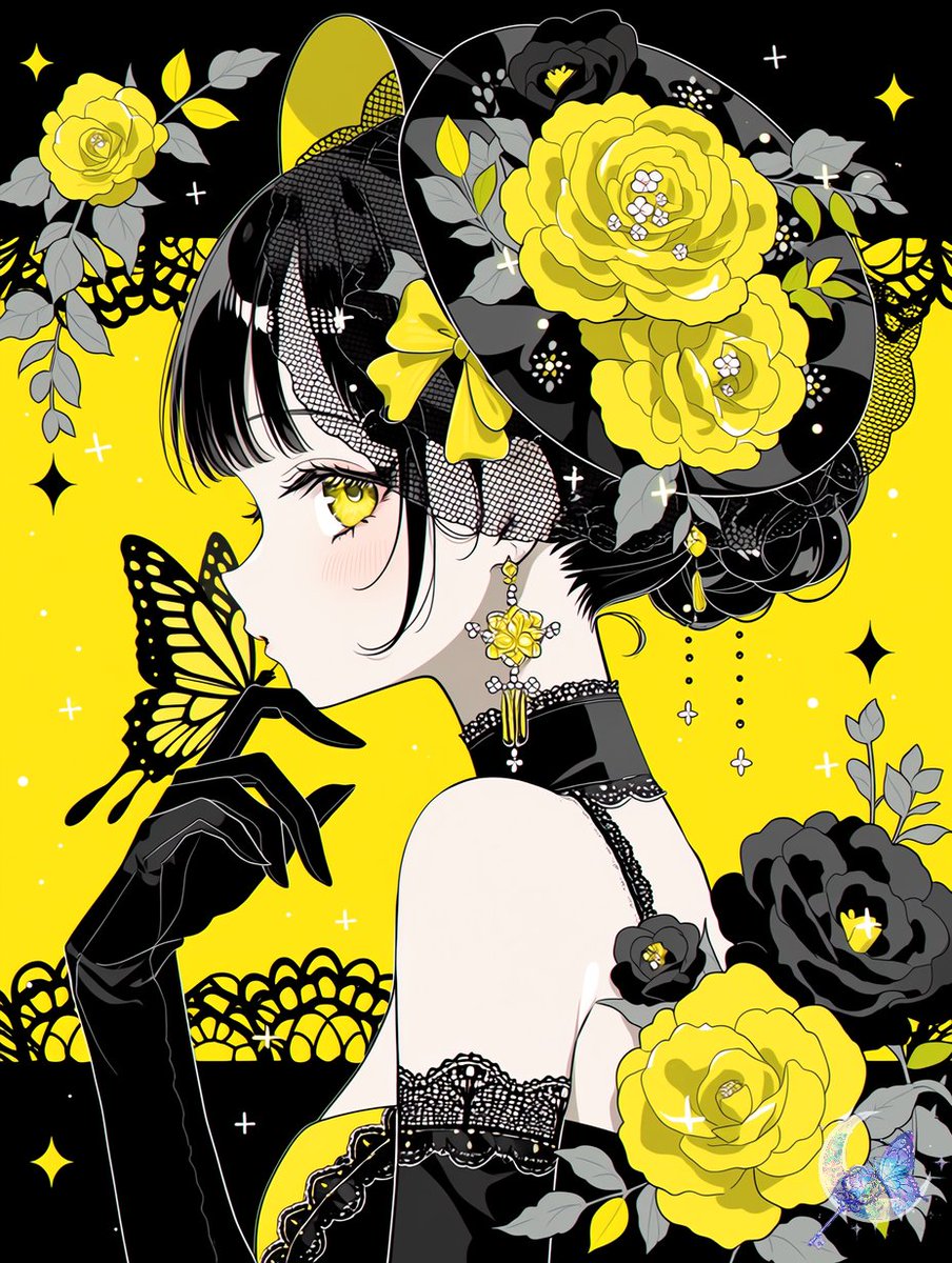 ea_bbs_aiart's tweet photo. 『宵薔薇の黄蝶』
『月蜜の花冠』
『黒百合の残光』
『白花の約束』
#フリーイラスト
#フリーアイコン
#AIイラスト
#BlueButterflySyndrome
#BBS
#夜の共犯者

フォローと♡とRP(RT)にて使用可能です🙆🏻‍♀️

※自作発言❌・二次配布❌・ロゴの削除❌・AI学習❌ https://t.co/RTECY63qUW