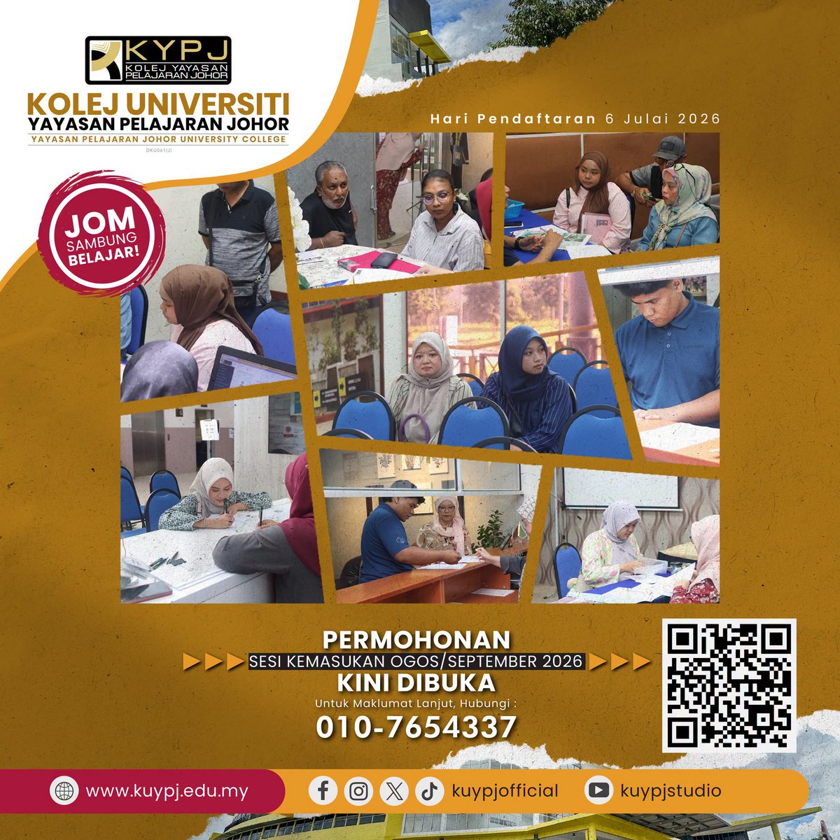 Kolej Universiti Yayasan Pelajaran Johor (@kuypjofficial) / Posts / X
