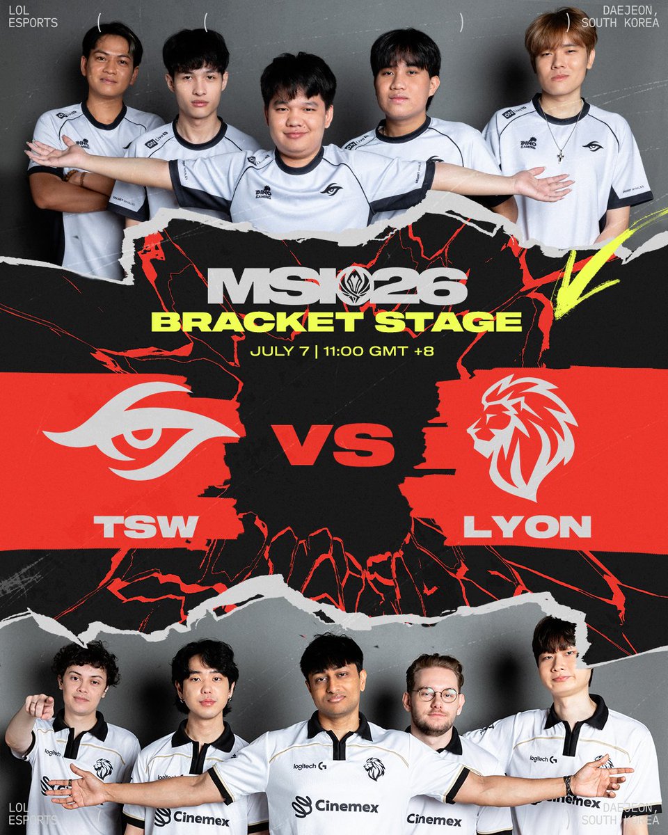 lolpacificen's tweet photo. The Whales are set to take on LYON in a must-win match!

Tune in and support this Wednesday, July 8, 11AM TST! https://t.co/JiXO2kd778