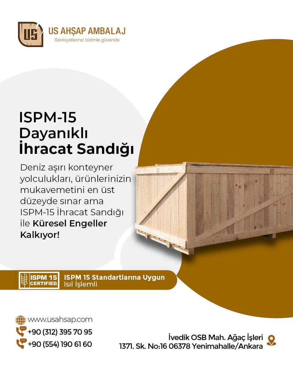 usahsap's tweet photo. Dayanıklı Isıl İşlemli (Ispm-15) İhracat Sandığı
👉https://t.co/VFiyjWWOtm
#USAhşap #AnkaraAhşap #AhşapAmbalaj #OrmanÜrünleri #Ankara #ISPM15 #ihracatsandığı #ahşapsandık #fuarsandığı #mdfsandık #osbsandık #kafessandık #paletsandık #kasakat #katlanırsandık #Isılİşlemli https://t.co/Oi3CqHZSzV