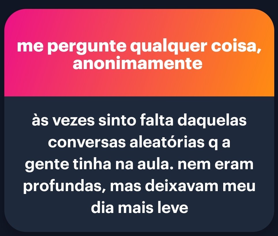 Lilybifi's tweet photo. E por que não podemos tê-las novamente.
Eu tenho saudades de laços antigos
Tenho saudades de sair de casa, ir, me divertir com amigas fisicamente 
Ah quem quer que seja. Me manda msg. Eu também sinto falta https://t.co/k5O0WtlkX7
