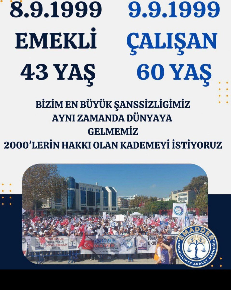 gulsenolcay2's tweet photo. Borçlu değil alacaklıyız kademe acil yasalaşmalıdır
@EMADDER_KADEME
 #KademeçıksınArtık https://t.co/56w0FaLuoB