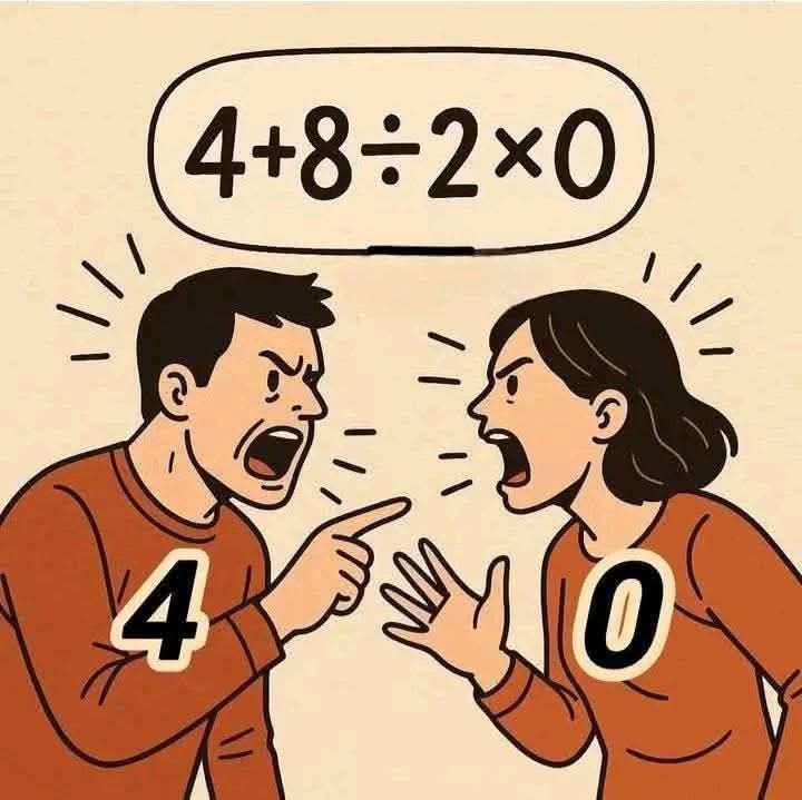 MathGuruz's tweet photo. 4 or 0 - Who is right? https://t.co/sj6y0LmZKy