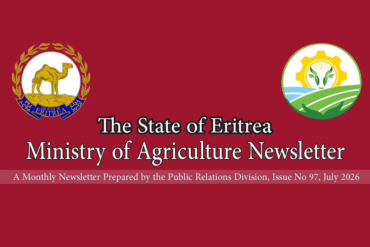 GhideonMusa's tweet photo. The State of #Eritrea 
Ministry of Agriculture Newsletter July 2026

https://t.co/B3LoAt6RGd https://t.co/nHwOxxL9rl