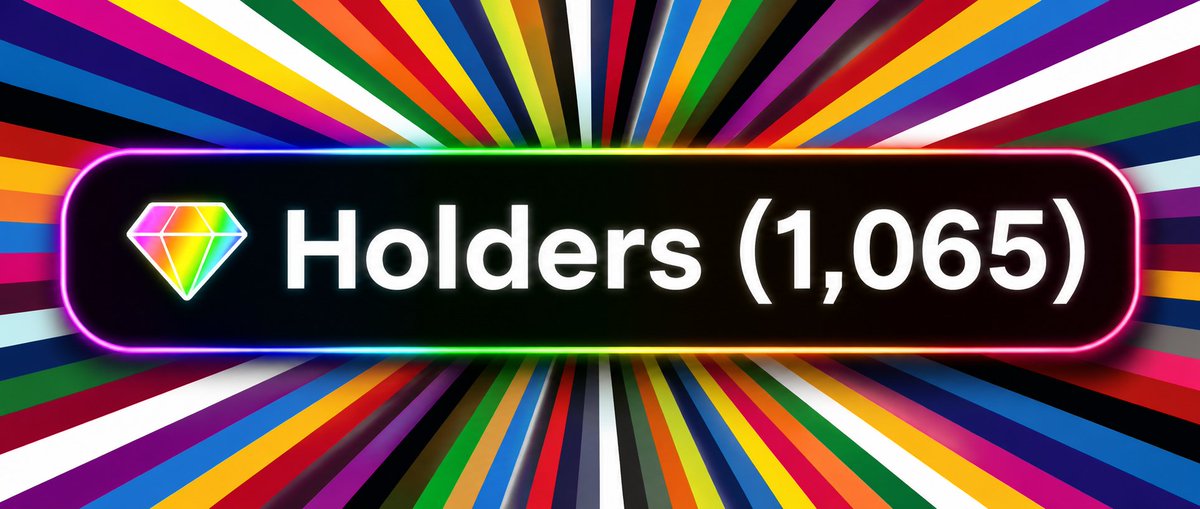 RainbowBullSol's tweet photo. 🌈🐂 1,000+ holders.

The Rainbow Bull keeps growing

Thank you to everyone who's joined the herd

This is only the beginning

Charge forward. No matter what https://t.co/AJjnqqxtQ0