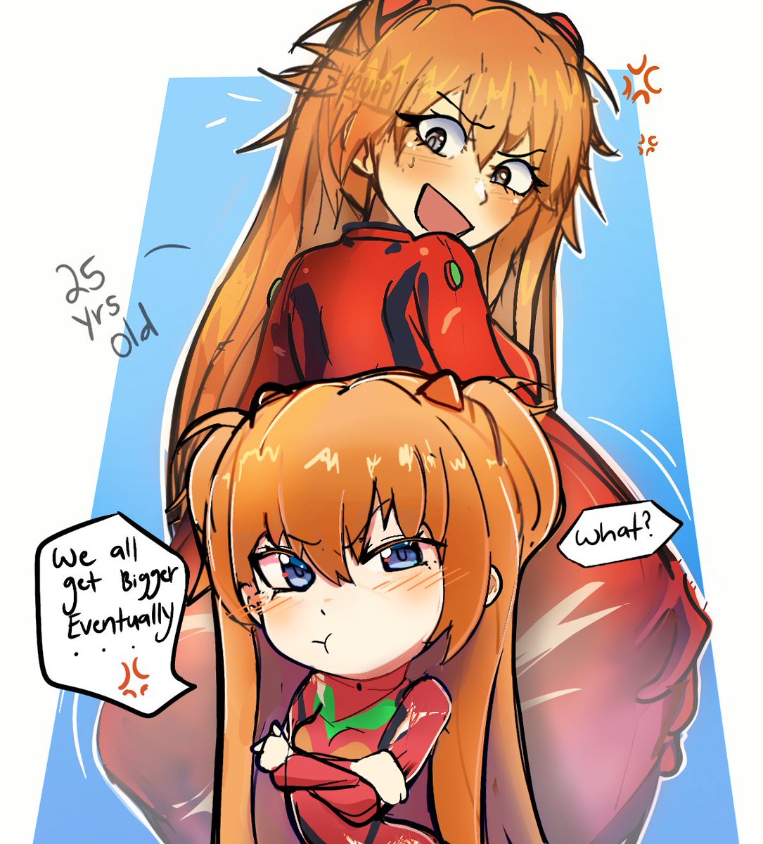 HeqsArts's tweet photo. tweaked the face a bit 
. . . 
Asuka Langley Soryu is my Asuka Langley Savior 🫡  
More Evangelion Art coming soon!!! https://t.co/xRnoZPnrvJ