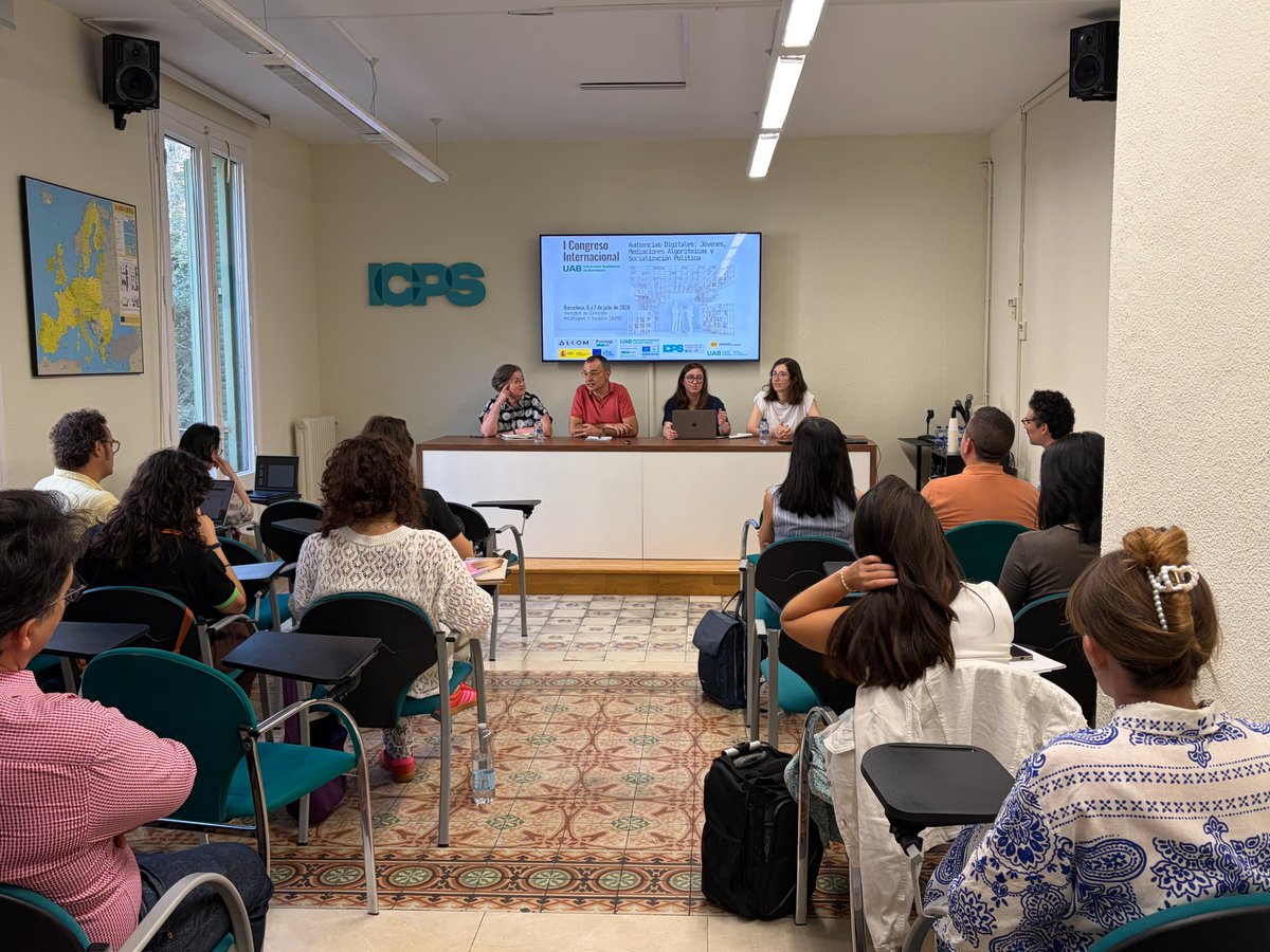 InstitutICPS's tweet photo. El 06 i 07 de juliol, l'@InstitutICPS acull el I Congrés Internacional "Audiències digitals: joventut, mediacions algorítmiques i socialització política", organitzat per la @UABBarcelona.
➡️+info: https://t.co/HUkpsPfgEB https://t.co/rr3X5Z92bS