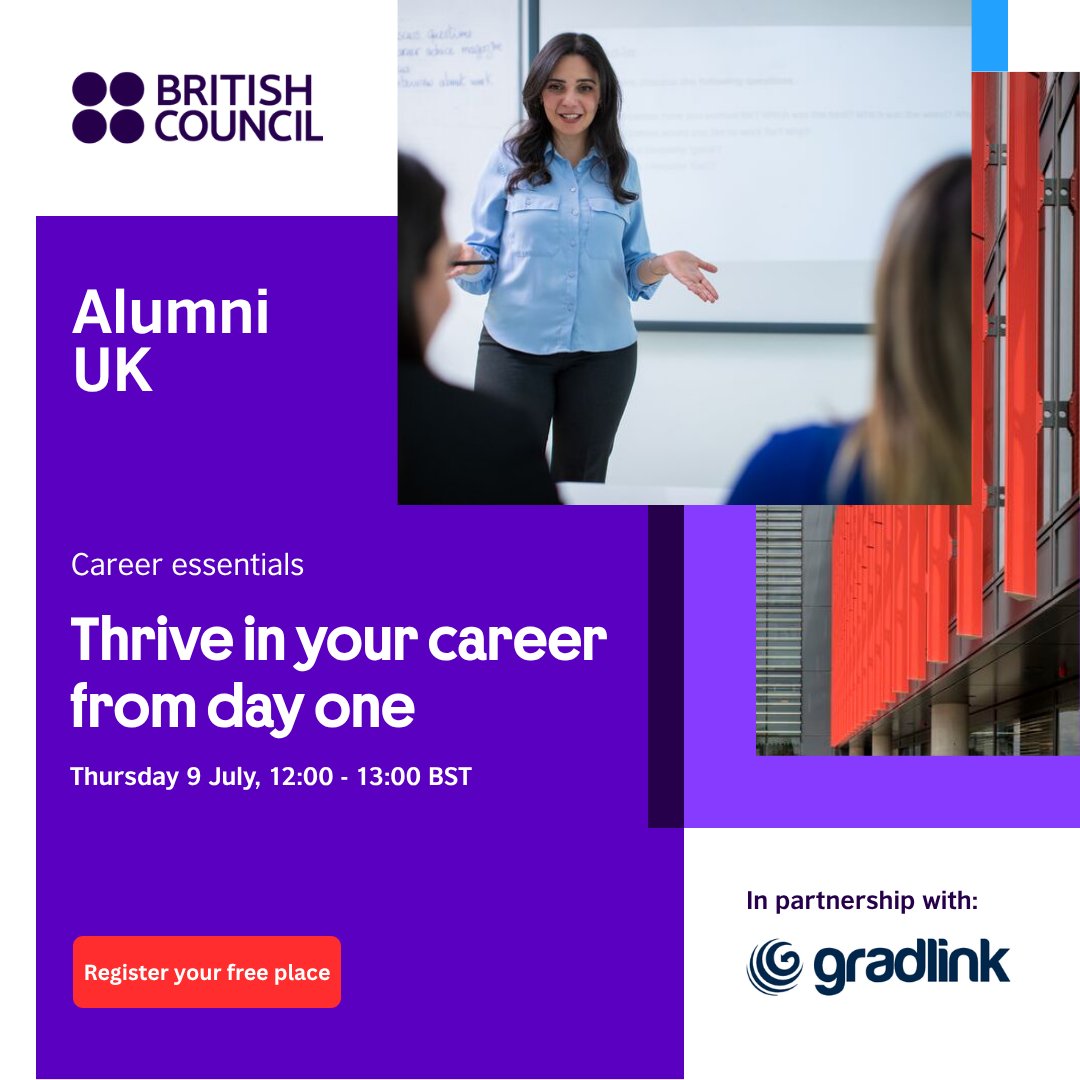 vnBritish's tweet photo. 🚀 Kick-start your career with confidence! Join #AlumniUK's Career Essentials webinar to gain practical workplace skills, hear from recent graduates, and prepare for success in your first job.

📅 9 July | 12:00–13:00 BST
🎟️ Register: https://t.co/nUWAV8L7qW
#HE https://t.co/Fn9jiyr9BL