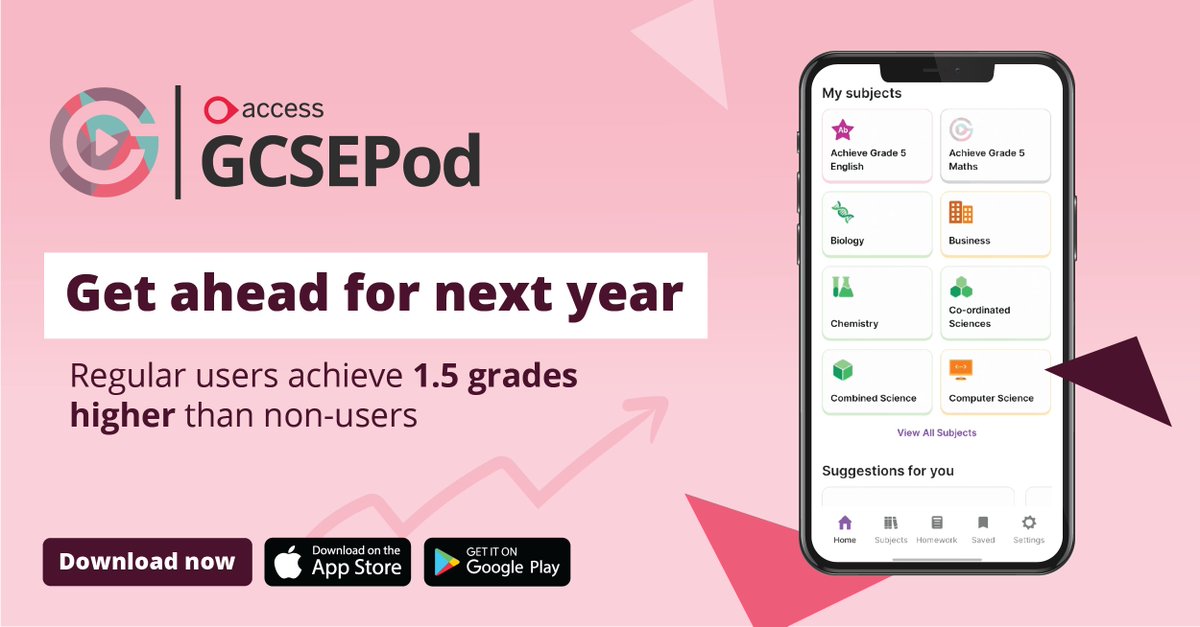 TeachSecondary's tweet photo. Help students get ahead for next year with @gcsepod. The new app delivers short, focused revision that builds knowledge, improves retention and supports stronger grades over time.

Find out more: 👉 https://t.co/HiaCwDVZ7J

#ad #sponsored https://t.co/8QKZFD9JyS