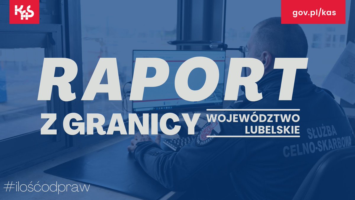 KAS_Lublin's tweet photo. 📢Raport z #granica w #lubelskie❗️
W ciągu ostatniej doby (5.07. - 5/6.07.2026) na przejściach granicznych w woj. lubelskim odprawiono:
🚚3272 - samochody ciężarowe (1671 na przywozie, 1601 na wywozie);
🚙3993 - samochody osobowe (1894 na przywozie i 2099 na wywozie). https://t.co/Do59sJSSDz