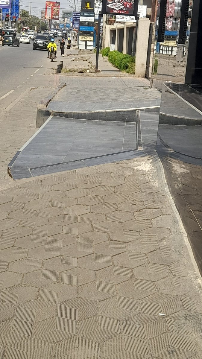 shobanes's tweet photo. Former city in the sun has zero uniformity. Every few meters someone has done something different to the pavements that quintessentially messes walkability. 3 different pavements in 40 metres. https://t.co/lxVRaVd34f