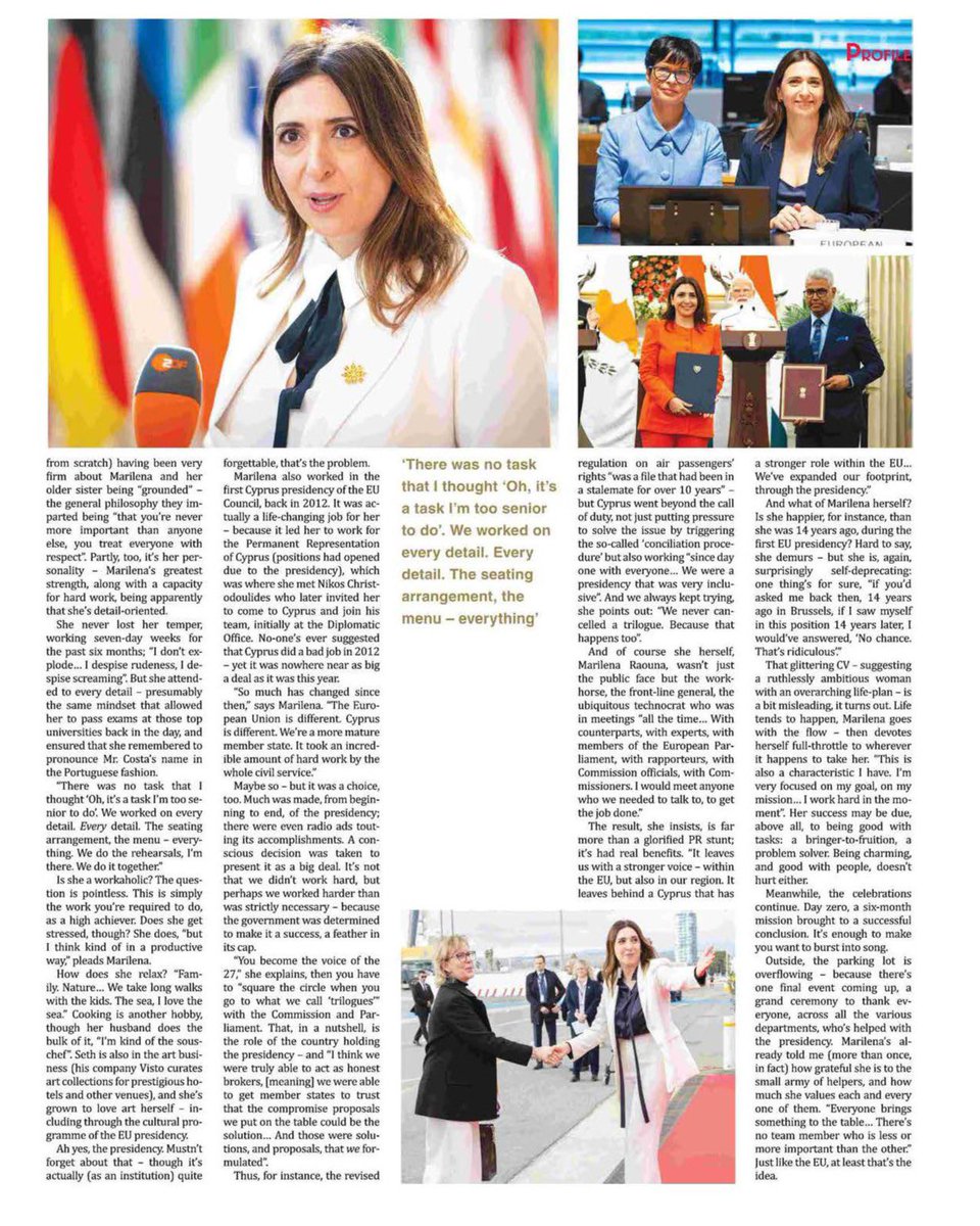 marilena_raouna's tweet photo. A personal reflection on the Cyprus Presidency, the journey as the destination, in my interview with Theo Panayides for the @cyprusmail.

Read below 👇 https://t.co/c4k8UxNQ9J