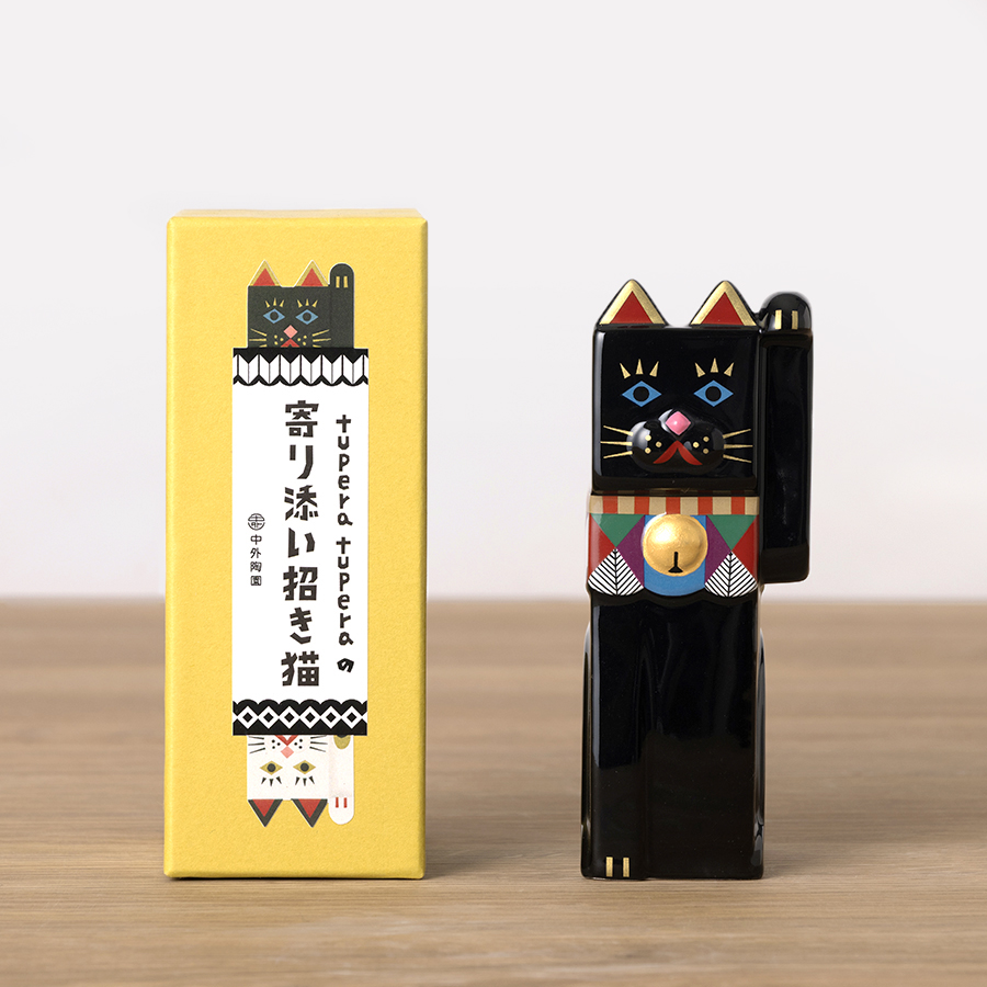 中外陶園のコラボから生まれたtupera tupera 寄り添い招き猫が7/7(火