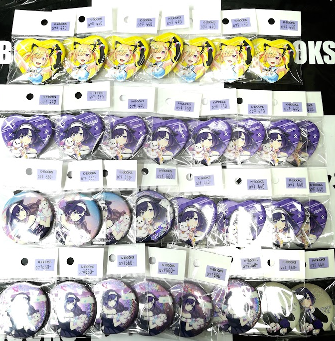 入荷情報】 夢限大みゅーたいぷ 缶バッジ 各種大量入荷しました！ 関連