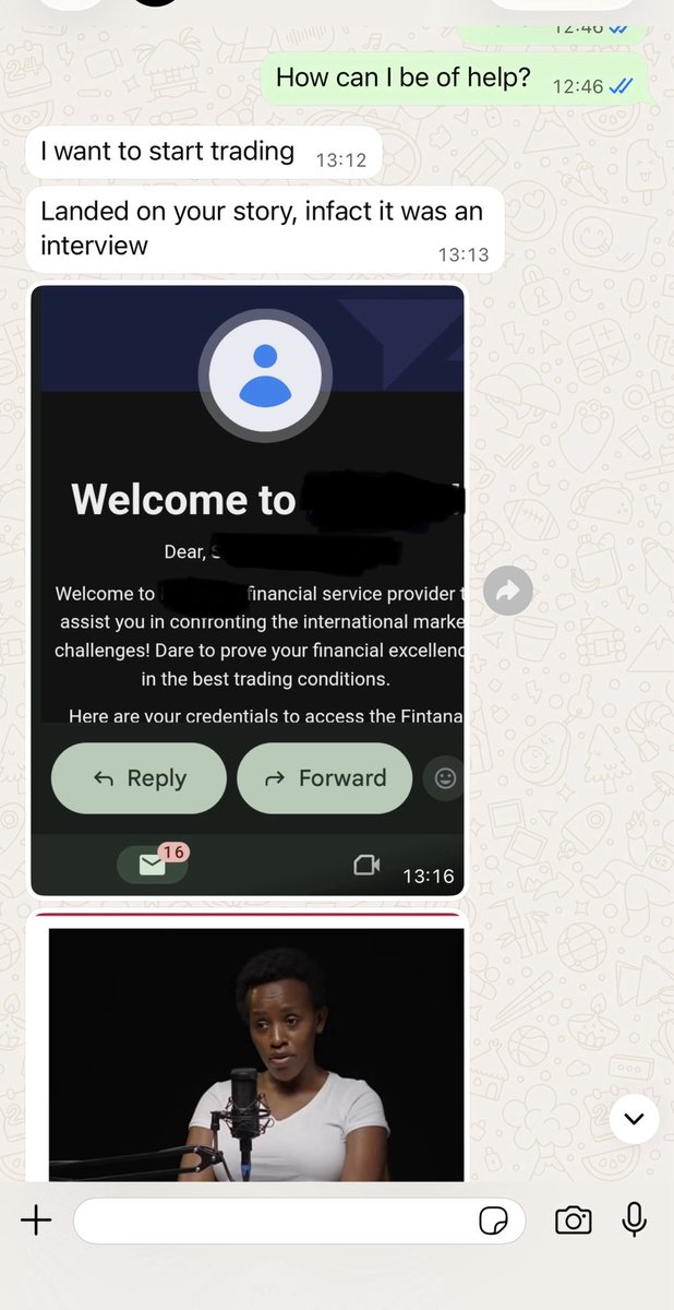 AAgather's tweet photo. This was brought to my attention. Scammers using photo and name and my interview on the @AgoraCFR podcast to scam people. Please treat it with the contempt it deserves and whoever can help me reach as many possible as possible, so that they are not scammed, will be highly appreciated. An acquaintance from a while back wanted to use it for their trading business so I imagine there are people who are not able to reach out to me to verify and are falling for that scam.
