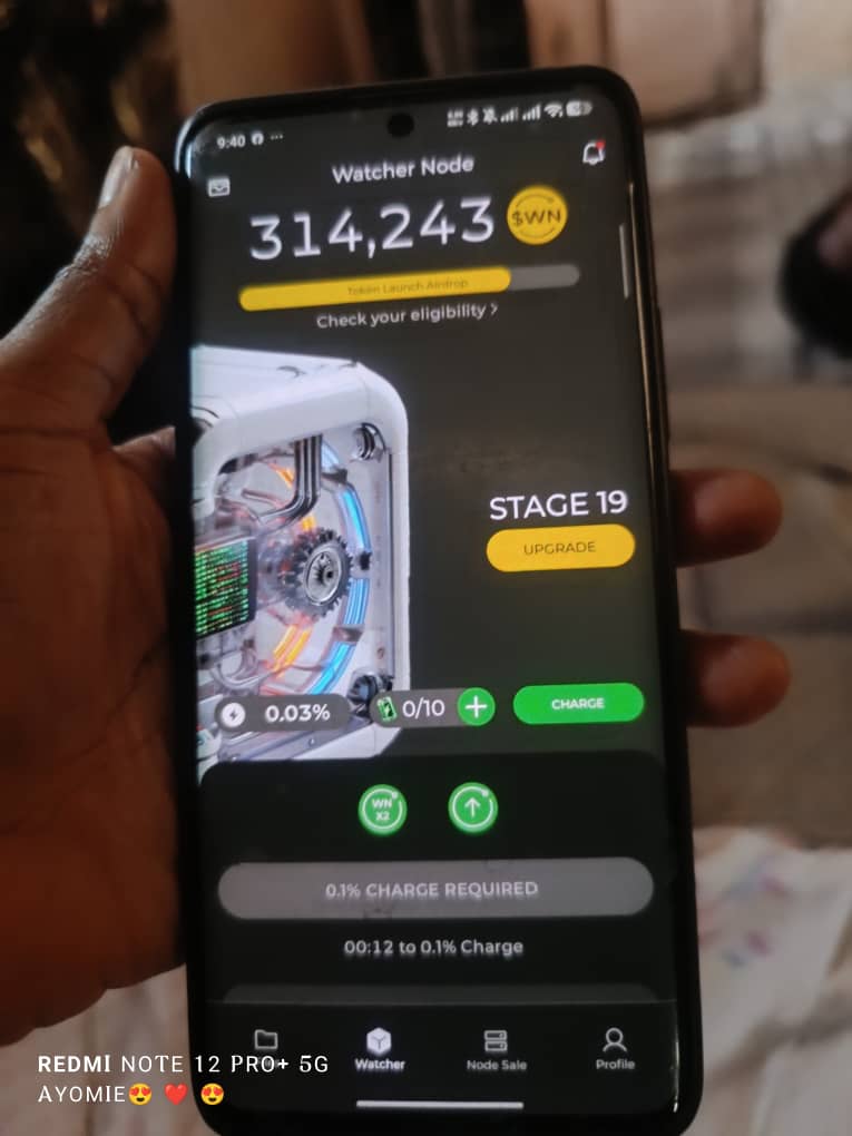 k1ngdynamite's tweet photo. Flourishing with my Watcher Node account at level 19. @DeNetPro storage network, live from Nigerian #WatchersEverywhere https://t.co/FZbd4V2C2z