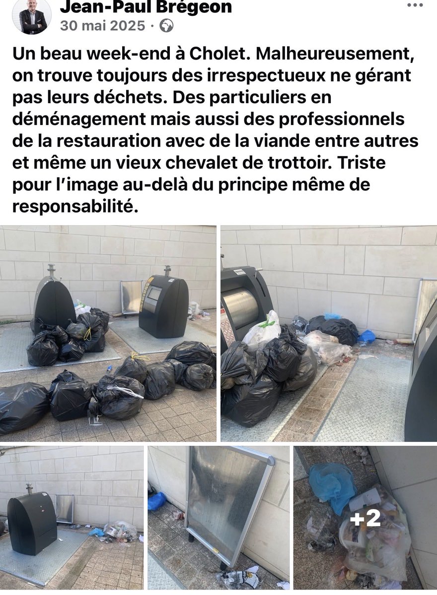 PTIGNON's tweet photo. Ce week-end, dépôt sauvage en centre-ville @choletagglo Que fait la municipalité contre ces incivilités ? Le 1er adjoint se chargeait bien de les démontrer en 2025, mais maintenant s’en moque. Surtout pas de vague, silence, impuissance et incompétence ! https://t.co/0hGnynncrg