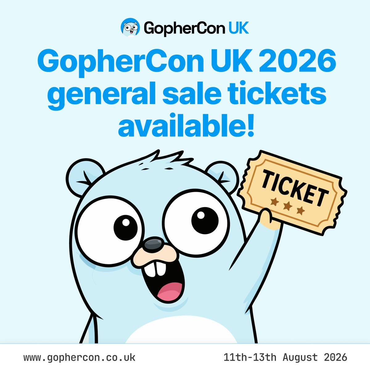GopherCon UK tweet media